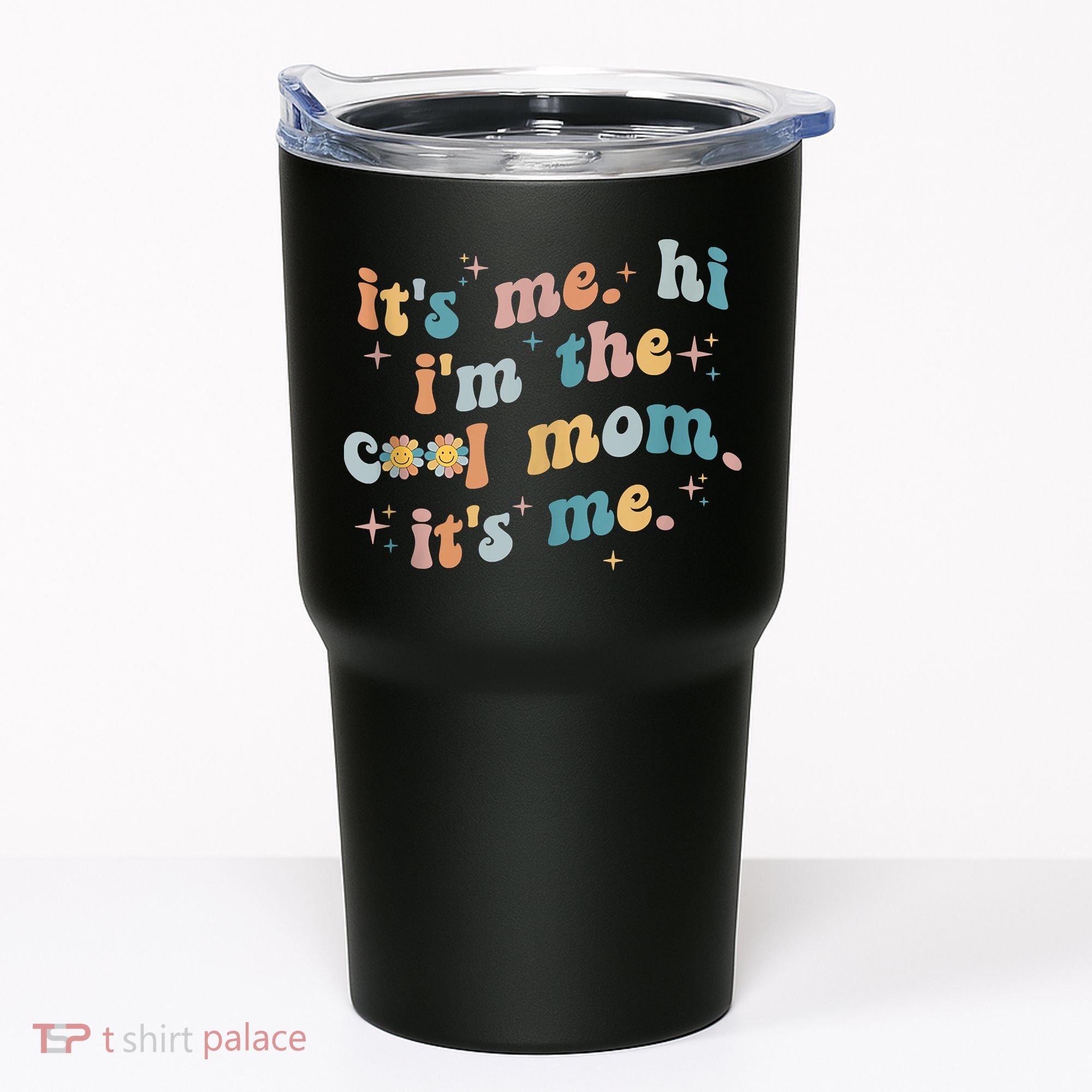 It's Me Hi I'm The Cool Mom It's Me Groovy Retro Tumbler