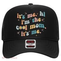It's Me Hi I'm The Cool Mom It's Me Groovy Retro Hat thumb 0