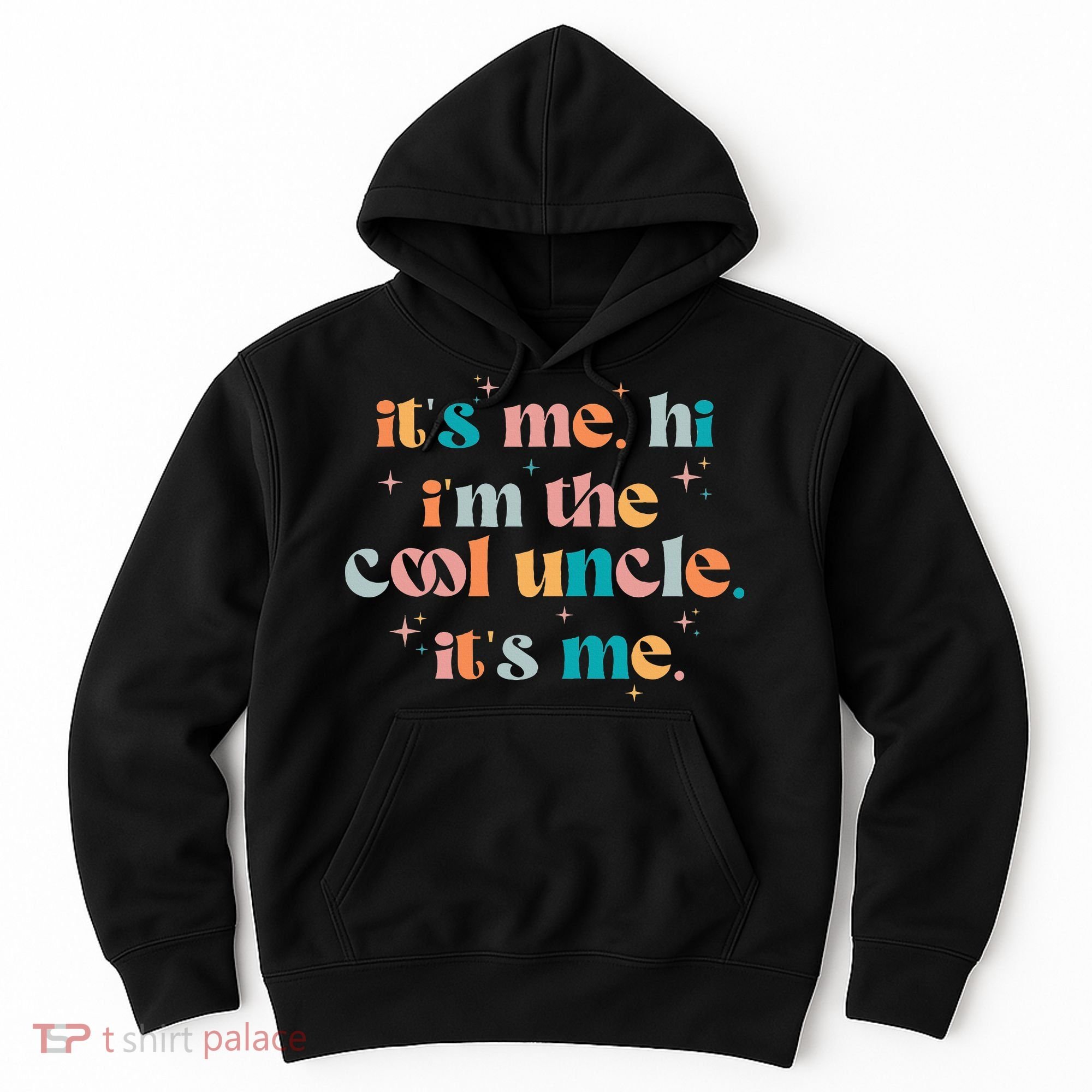 Its Me Hi Im The Cool Uncle Its Me Groovy Family Matching Hoodie