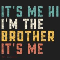 It's Me Hi I'm The Brother It's Me Funny Daddy Brother Beanie thumb 2
