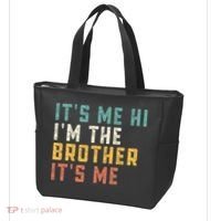 It's Me Hi I'm The Brother It's Me Funny Daddy Brother Tote Bag thumb 3