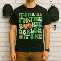 Its Me Hi Im The Cookie Dealer Girl Scout Troop Scouting T-Shirt thumb 6