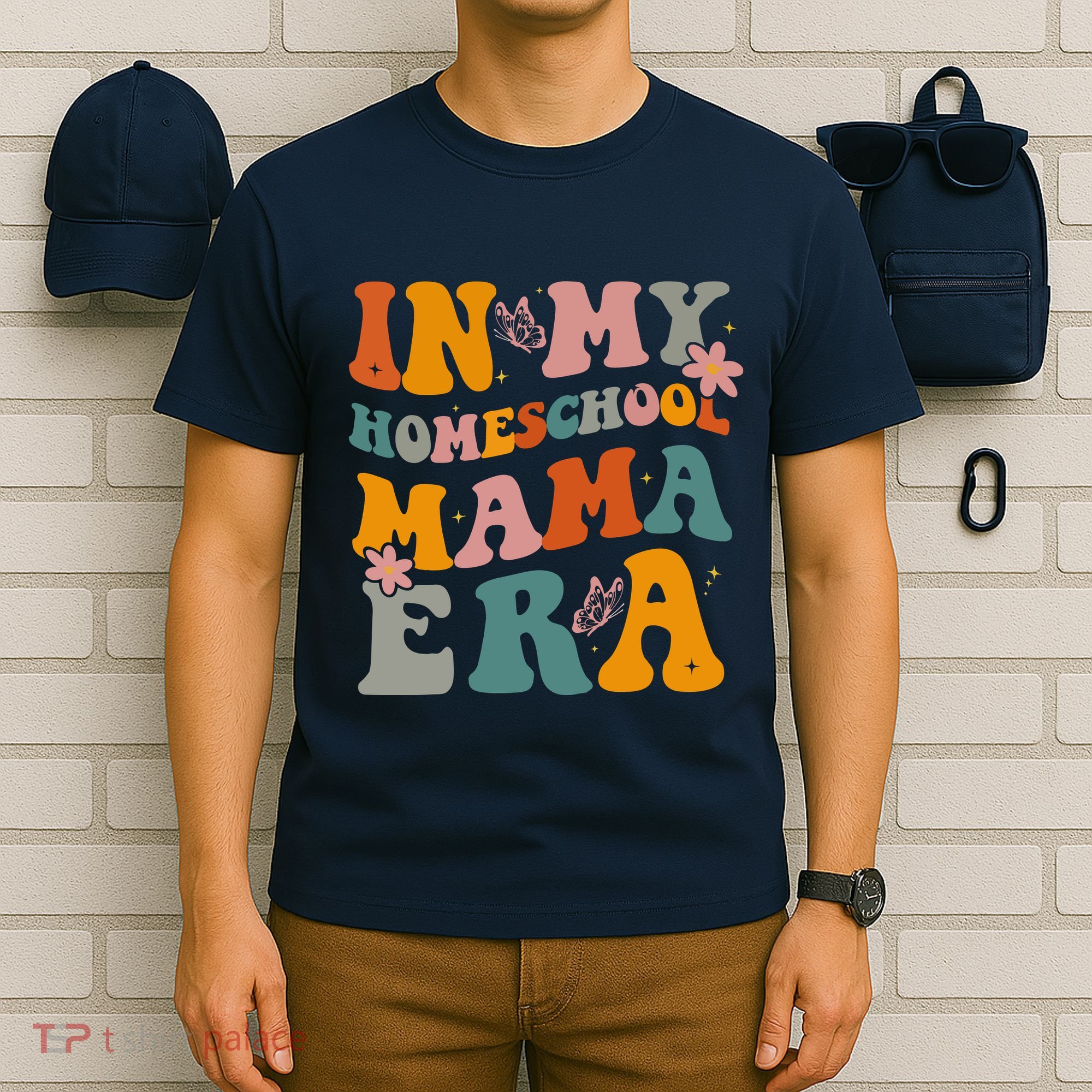 In My Homeschool Mama Era Funny Mom Teacher Gift T-Shirt