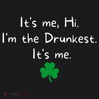 It’s Me Hi I’m The Drunkest It’s Me St Patricks Day Shamrock Women's Hoodie thumb 2
