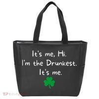 It’s Me Hi I’m The Drunkest It’s Me St Patricks Day Shamrock Tote Bag thumb 0
