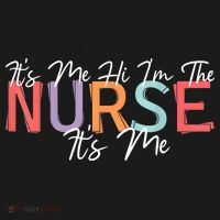 Its Me Hi I'm The Nurse RN ER NICU Nursing Coaster thumb 2