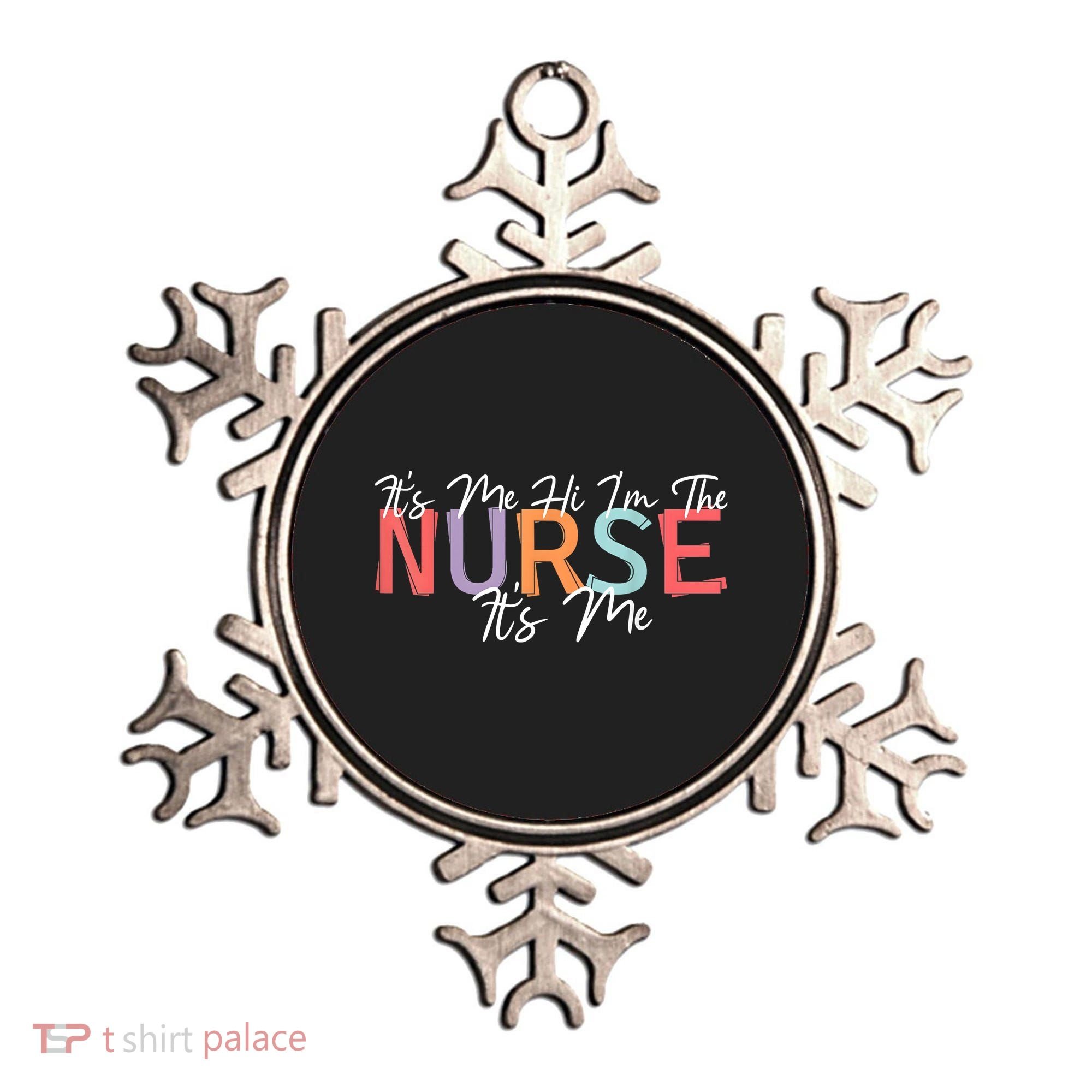 Its Me Hi I'm The Nurse RN ER NICU Nursing Ornament