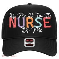 Its Me Hi I'm The Nurse RN ER NICU Nursing Hat thumb 0