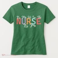 Its Me Hi I'm The Nurse RN ER NICU Nursing Women's T-Shirt thumb 0