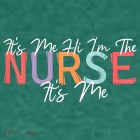 Its Me Hi I'm The Nurse RN ER NICU Nursing Women's T-Shirt thumb 6
