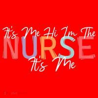 Its Me Hi I'm The Nurse RN ER NICU Nursing Santa Hat thumb 1