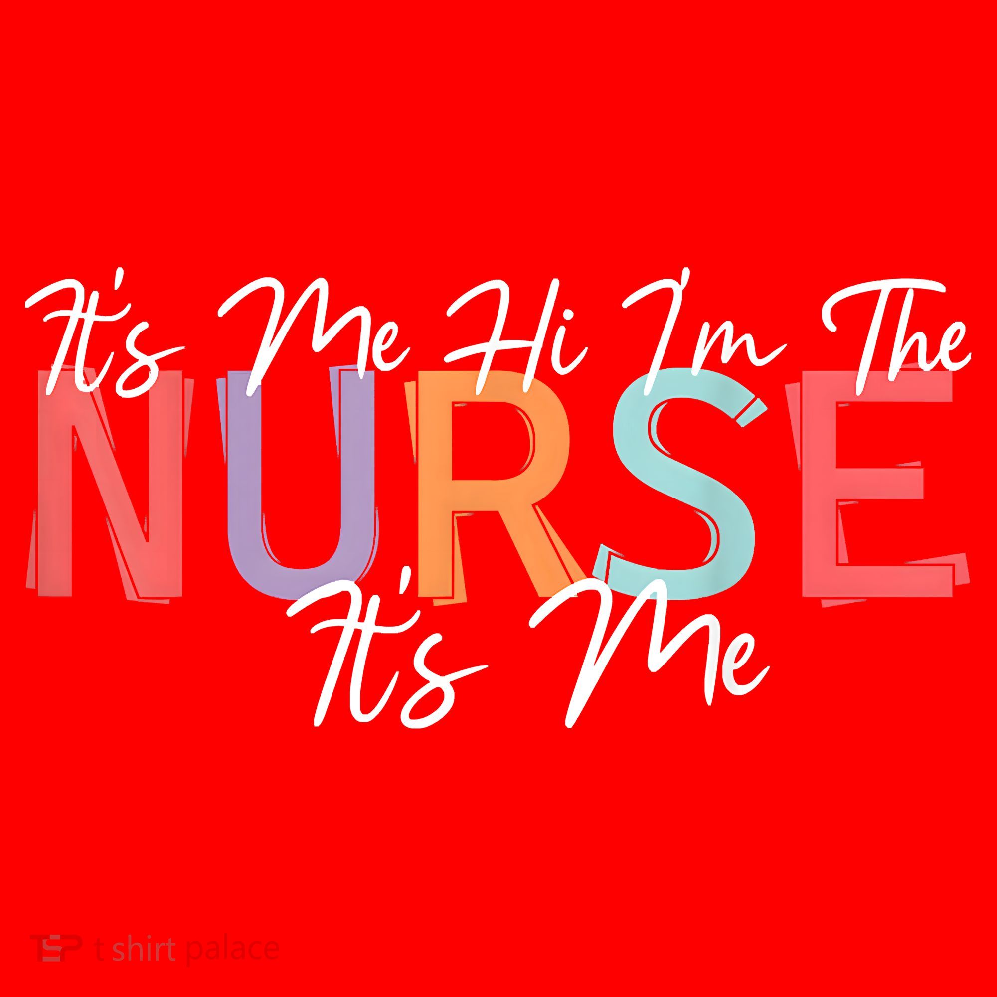 Its Me Hi I'm The Nurse RN ER NICU Nursing Santa Hat