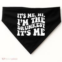 Its Me Hi Im The Drunkest Its Me St Patricks Day USA-Made Doggie Bandana thumb 0