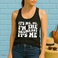Its Me Hi Im The Drunkest Its Me St Patricks Day Women's Tank Top thumb 2