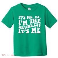 Its Me Hi Im The Drunkest Its Me St Patricks Day Toddler T-Shirt thumb 0