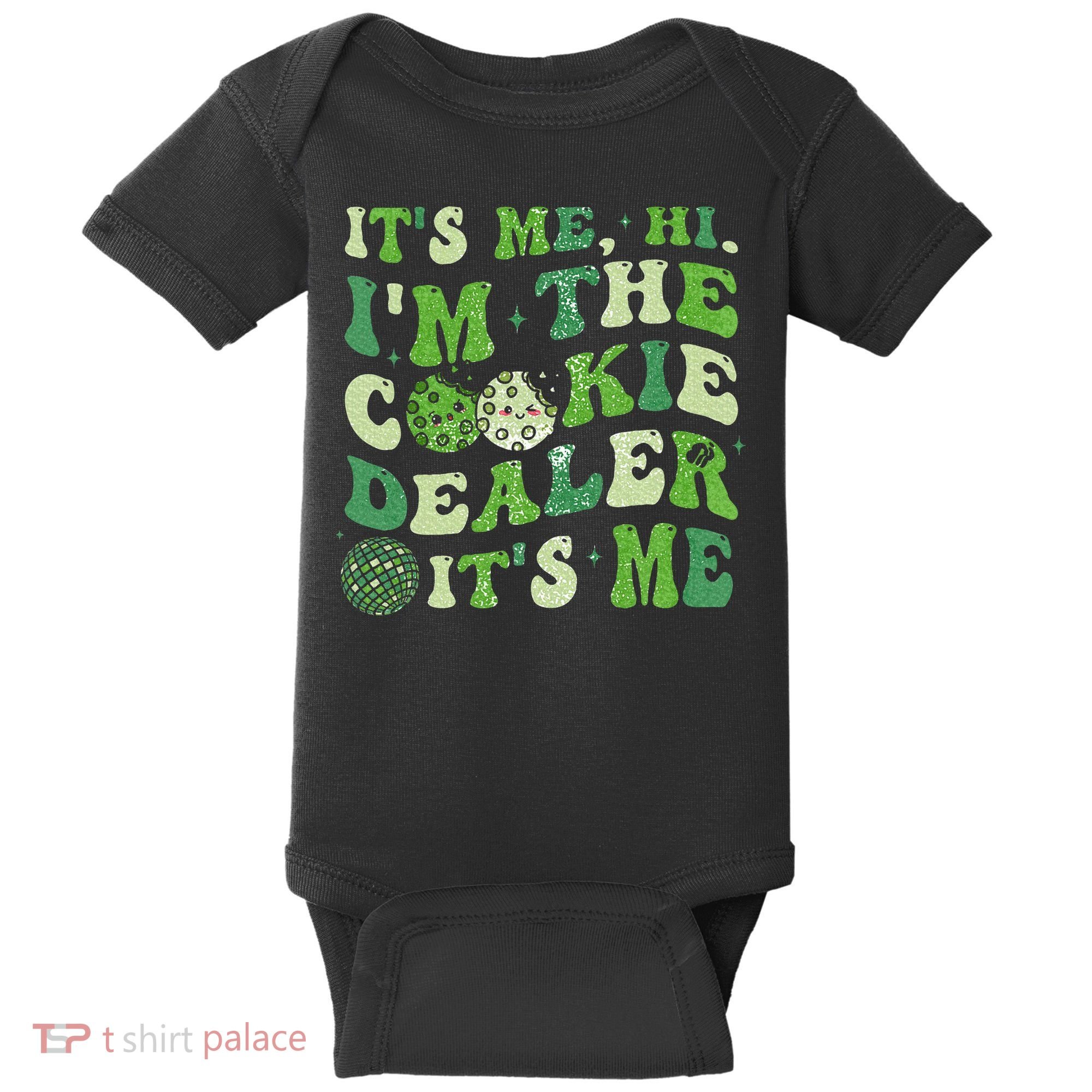 Its Me Hi Im The Cookie Dealer Scout Troop Scouting Baby Bodysuit