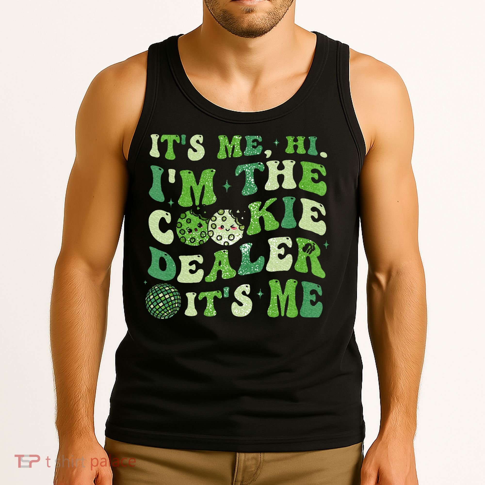 Its Me Hi Im The Cookie Dealer Scout Troop Scouting Tank Top