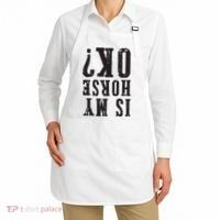 Is My Horse Ok Horseback Riding Gift For Equestrian Lover Apron thumb 2