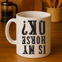 Is My Horse Ok Horseback Riding Gift For Equestrian Lover Coffee Mug thumb 4