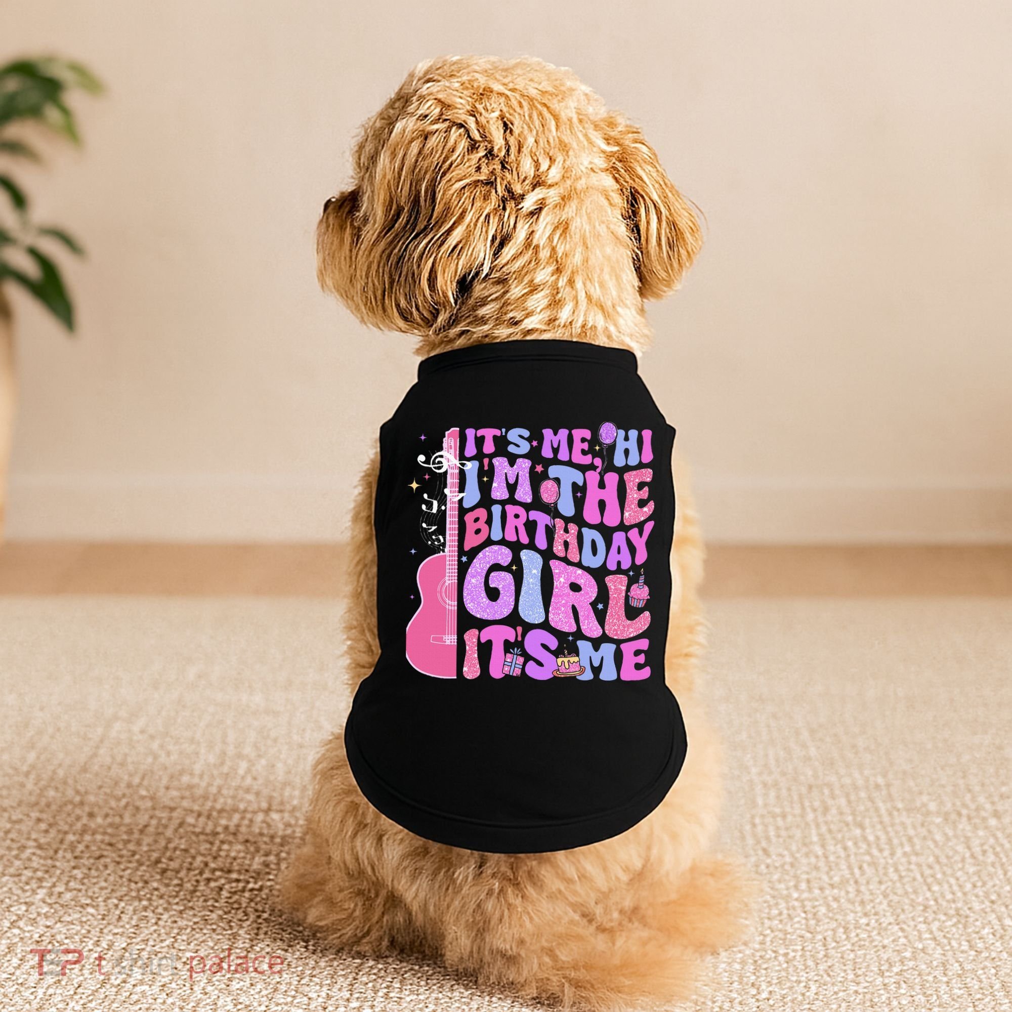 Its Me Hi Im Birthday Doggie Tank
