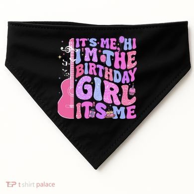 Its Me Hi Im Birthday USA-Made Doggie Bandana