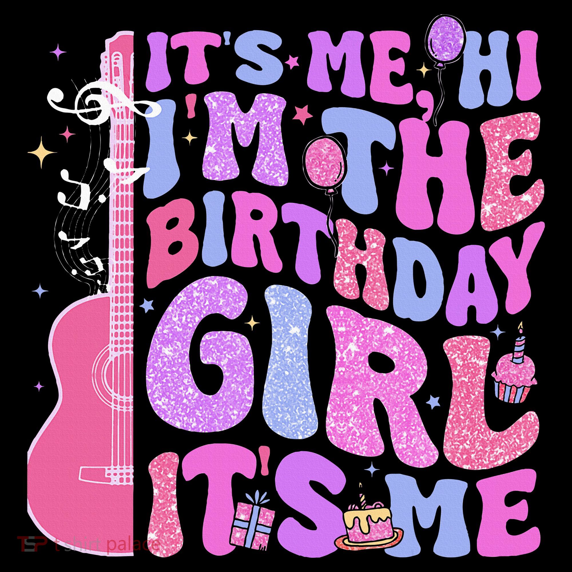 Its Me Hi Im Birthday USA-Made Doggie Bandana