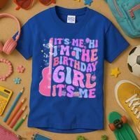 Its Me Hi Im Birthday Kids T-Shirt thumb 3