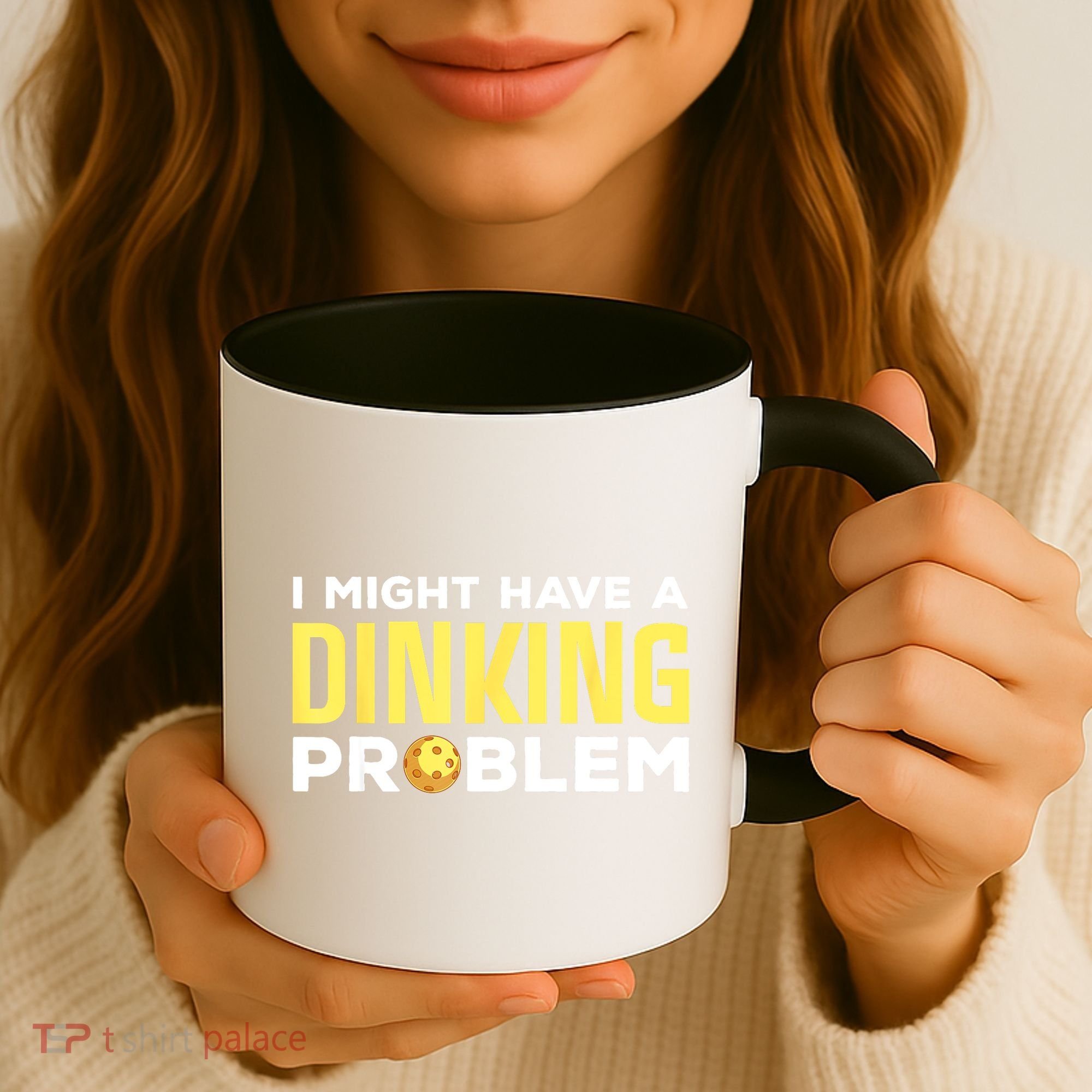 I Might Have A Drinking Problem Cool Pickleball Dink Pickleball Player Gift Coffee Mug