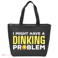 I Might Have A Drinking Problem Cool Pickleball Dink Pickleball Player Gift Tote Bag thumb 0
