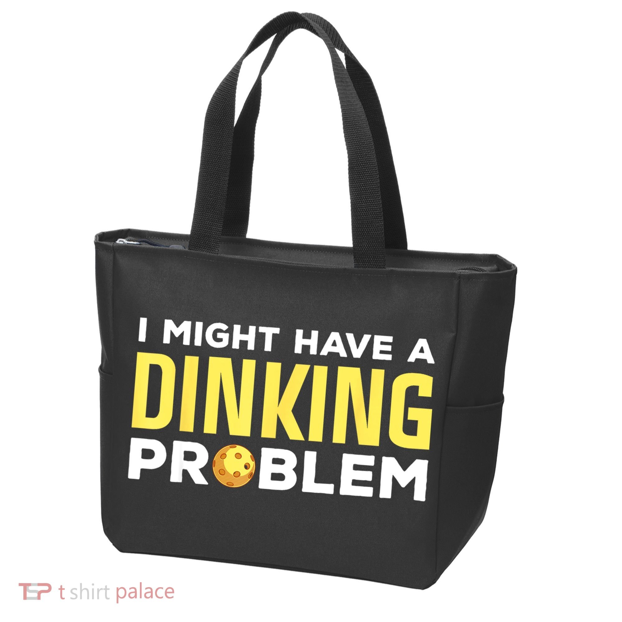 I Might Have A Drinking Problem Cool Pickleball Dink Pickleball Player Gift Tote Bag
