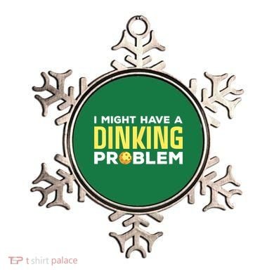 I Might Have A Drinking Problem Cool Pickleball Dink Pickleball Player Gift Ornament