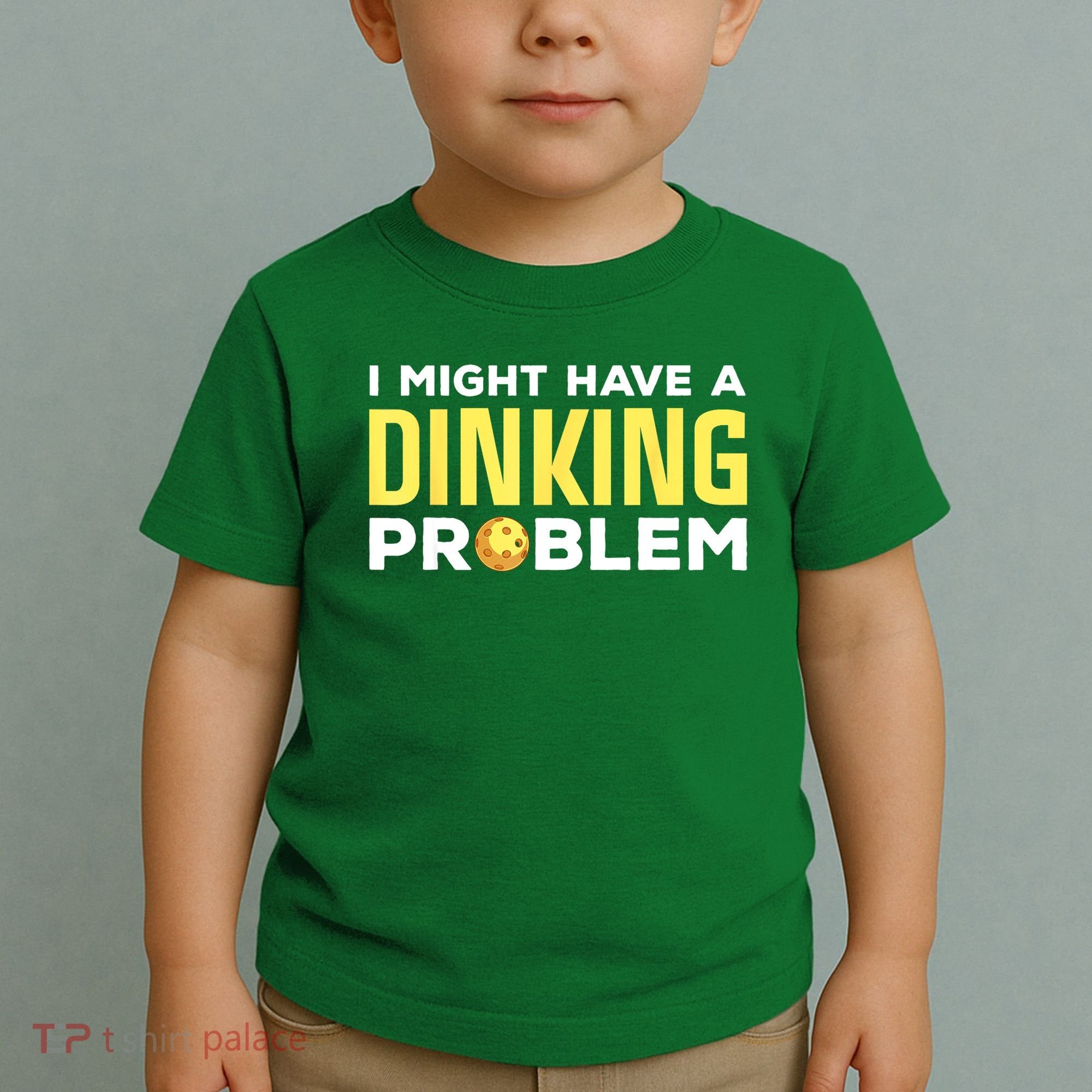 I Might Have A Drinking Problem Cool Pickleball Dink Pickleball Player Gift Toddler T-Shirt