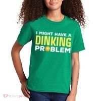 I Might Have A Drinking Problem Cool Pickleball Dink Pickleball Player Gift Kids T-Shirt thumb 2