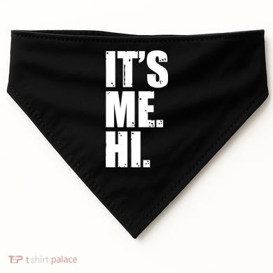 It's Me Hi USA-Made Doggie Bandana