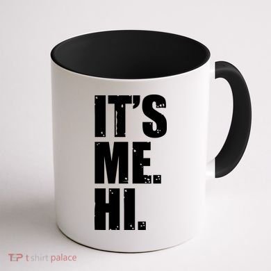 It's Me Hi Coffee Mug back