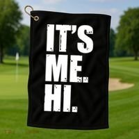 It's Me Hi Golf Towel thumb 1