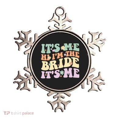 It's Me Hi I'm The Bride It's Me Funny Quotes Bride Ornament