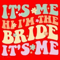 It's Me Hi I'm The Bride It's Me Funny Quotes Bride Santa Hat thumb 1