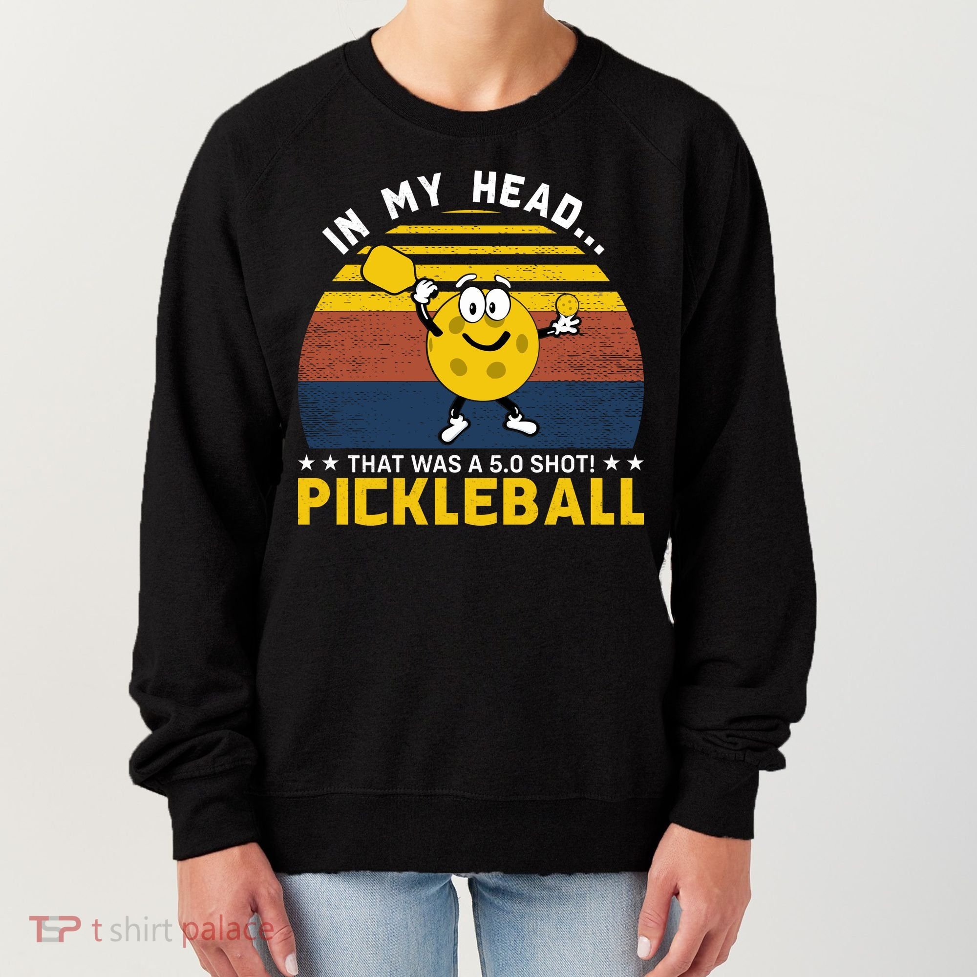 In My Head Funny Pickleball Women's Sweatshirt