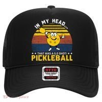 In My Head Funny Pickleball Hat thumb 0