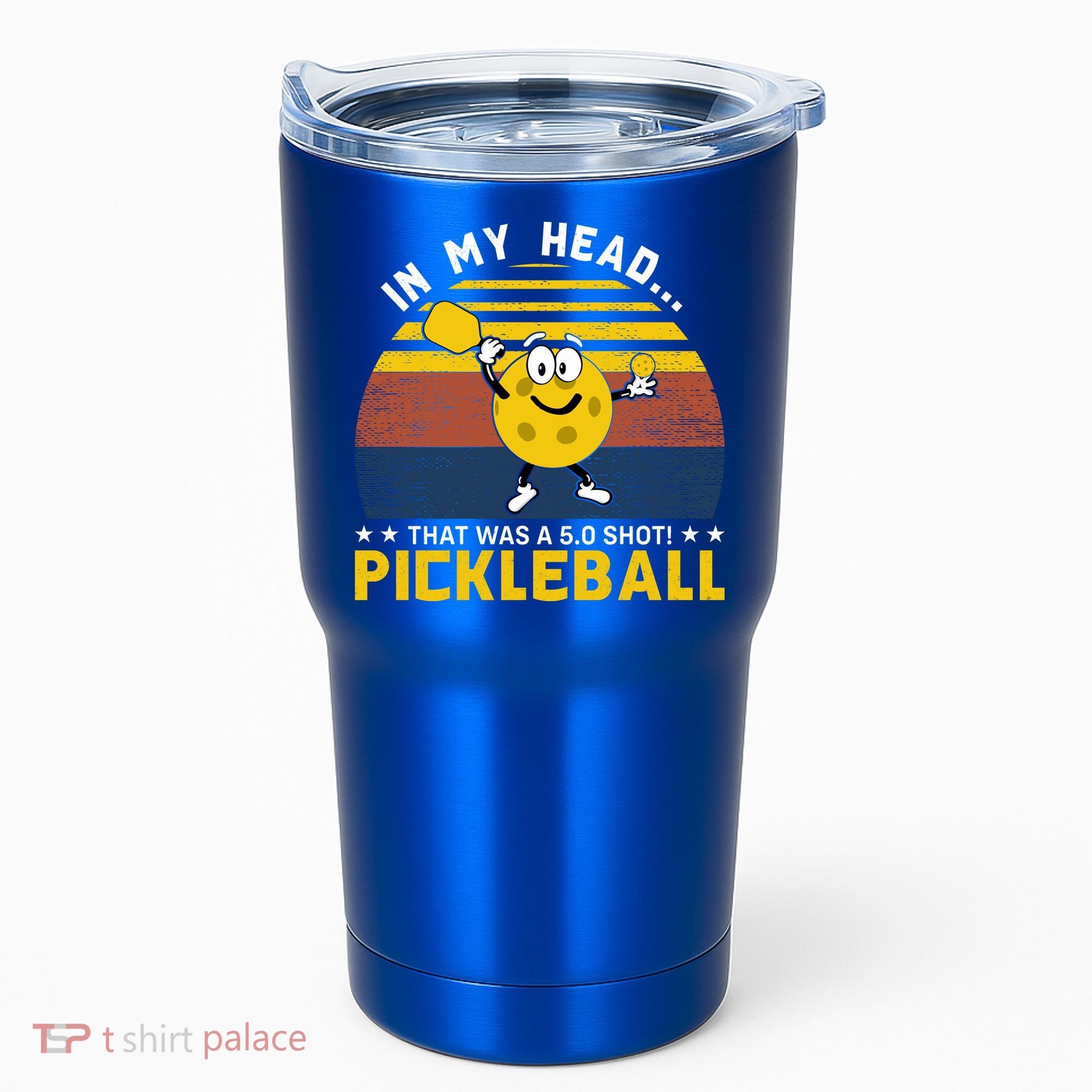 In My Head Funny Pickleball Tumbler