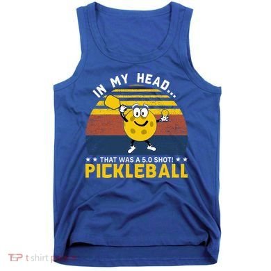 In My Head Funny Pickleball Tank Top