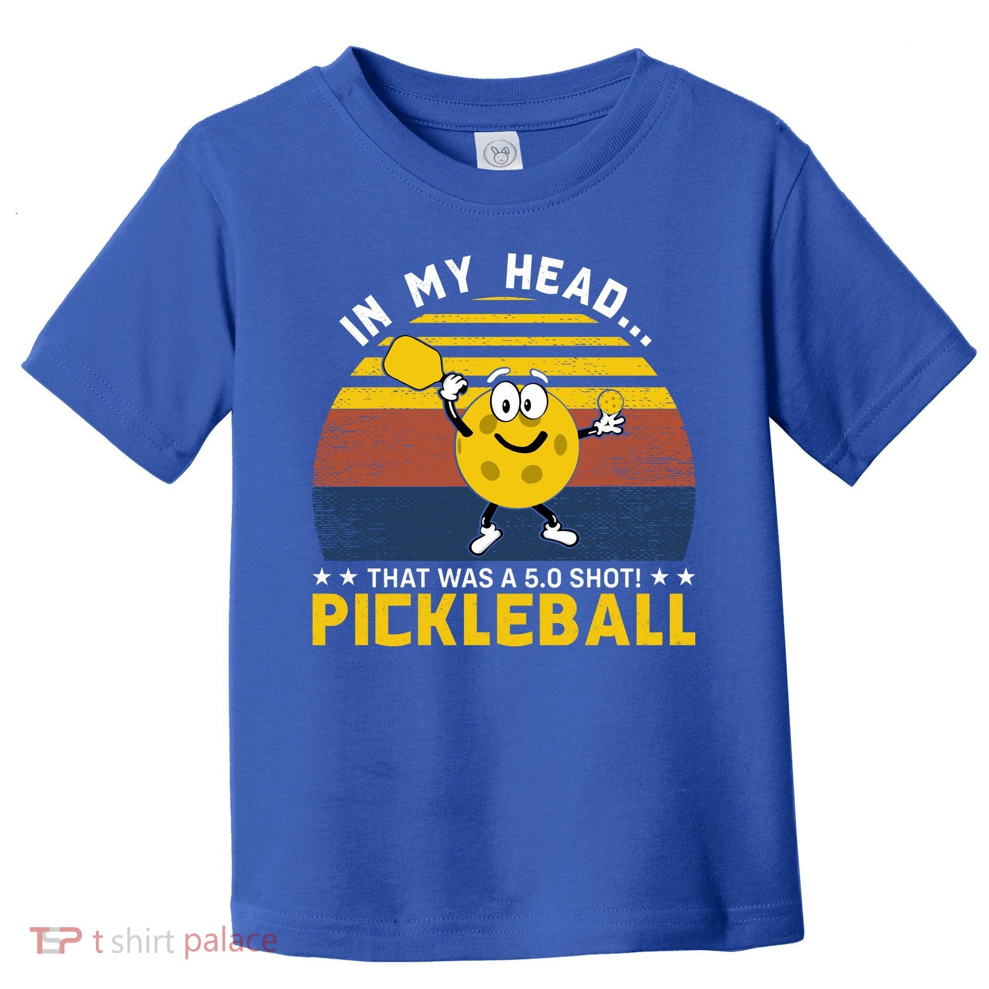 In My Head Funny Pickleball Toddler T-Shirt