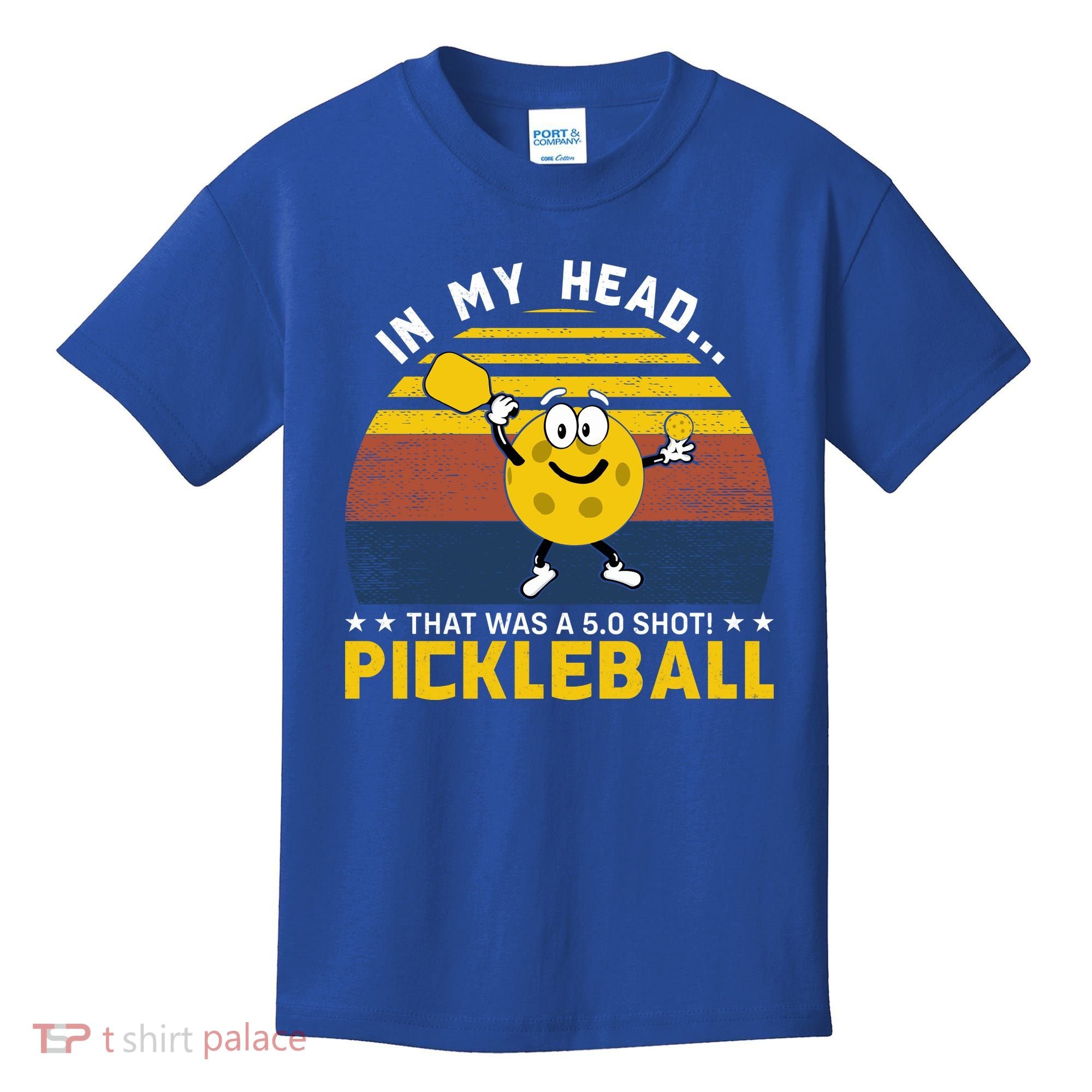 In My Head Funny Pickleball Kids T-Shirt