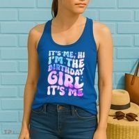 Its Me Hi I'm The Birthday Girl Its Me Women's Tank Top thumb 2