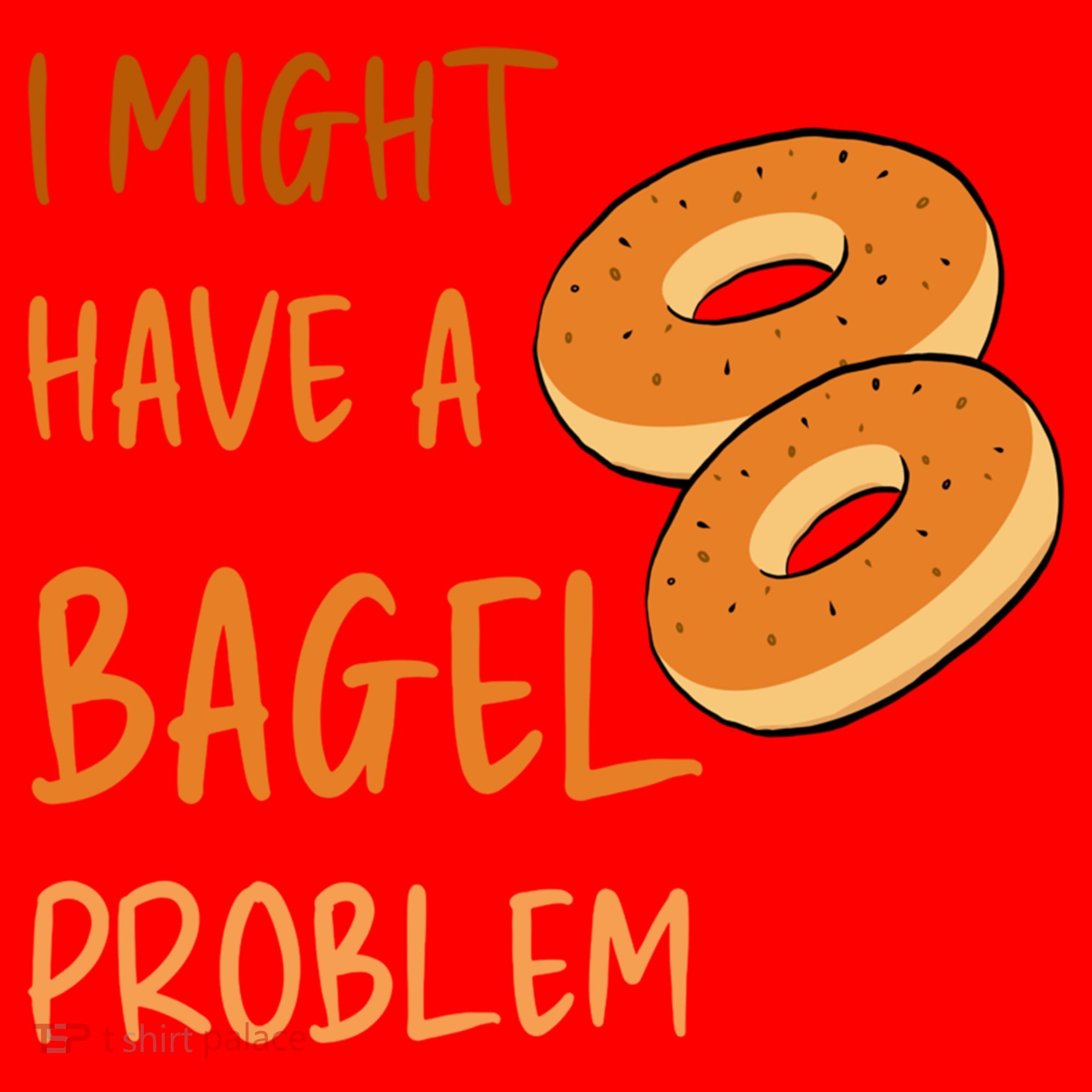 I Might Have A Bagel Problem Lovers Funny Baking Bakery Gift Santa Hat