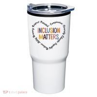 Inclusion Matters Heart Positive Diversity Kindness Matter Tumbler thumb 0