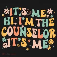 It's Me Hi I'm The Counselor It's Me Groovy Back To School Women's Tank Top thumb 5