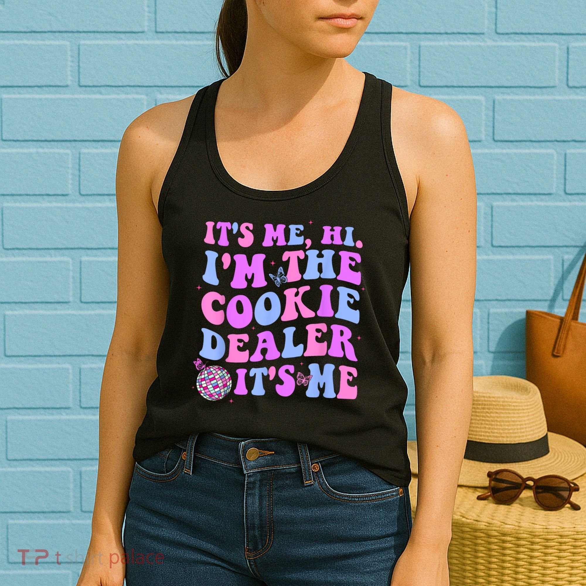 Its Me Hi Im The Cookie Dealer Scout Troop Scouting Women's Tank Top