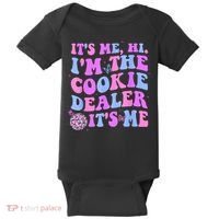 Its Me Hi Im The Cookie Dealer Scout Troop Scouting Baby Bodysuit thumb 0